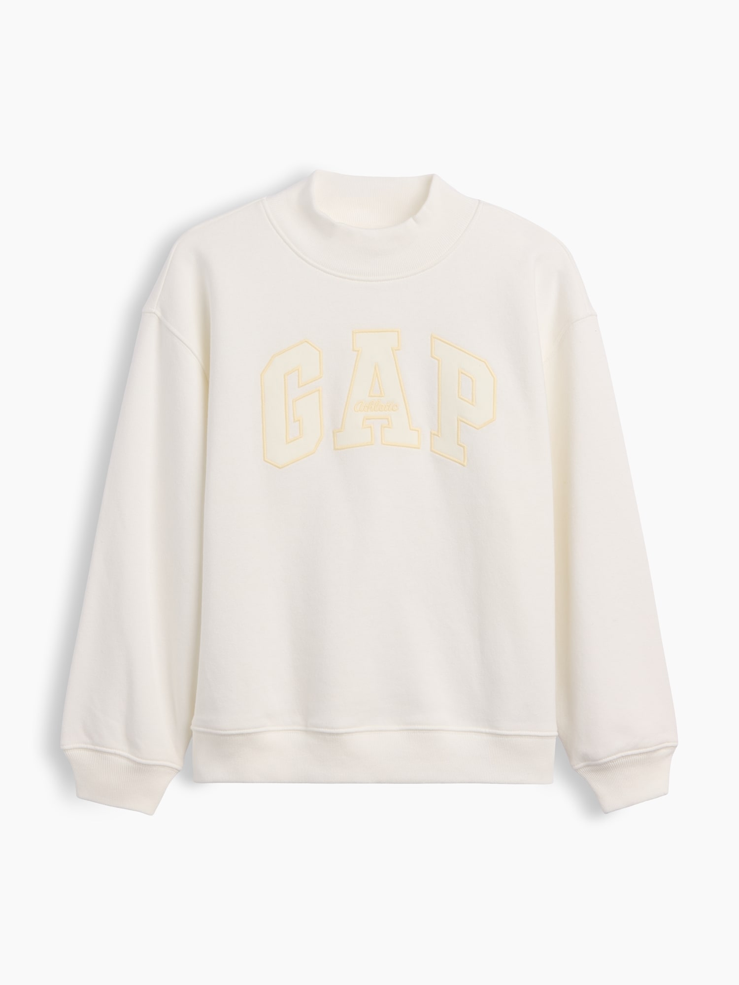 Kids VintageSoft Oversized Mockneck Logo Sweatshirt