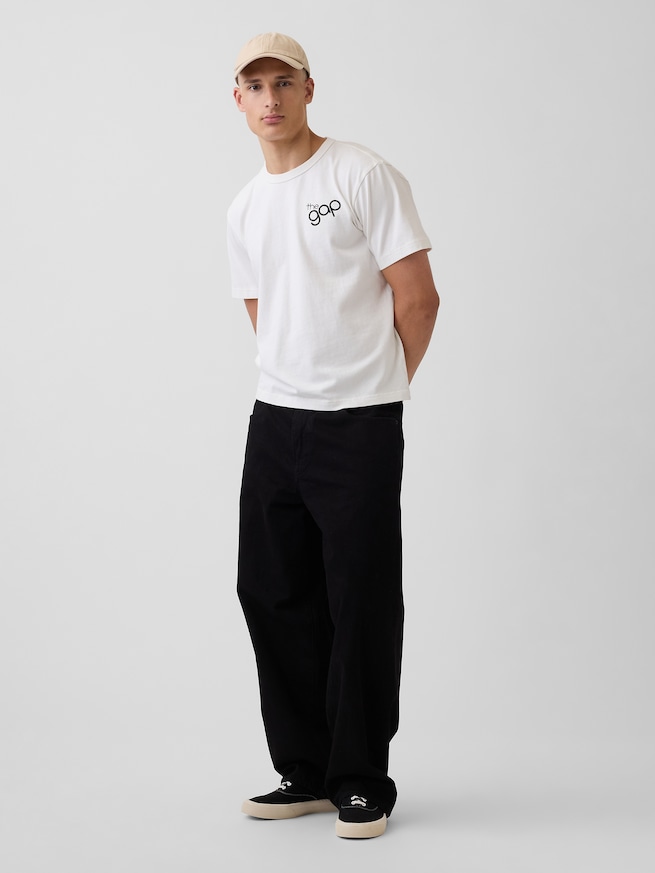 リラックスフィット GAPロゴTシャツ-1