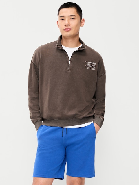 VESTE À GLISSIÈRE AU QUART RÉTROCONFO