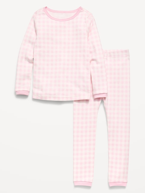 Printed Snug-Fit Pajama Set for Toddler & Baby