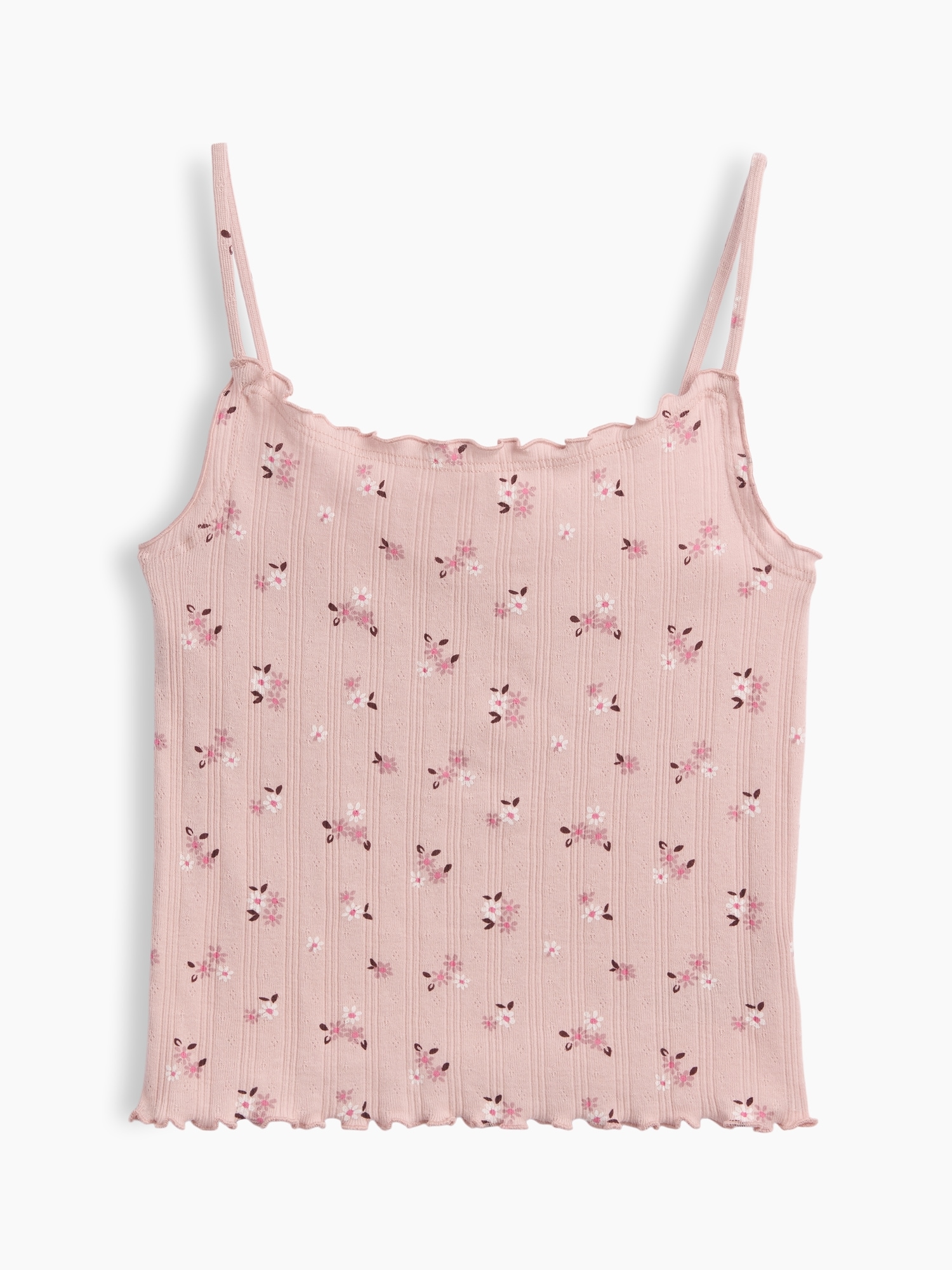 Kids Pointelle Rib Cami