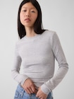 クロースニット ジャージーTシャツ-4