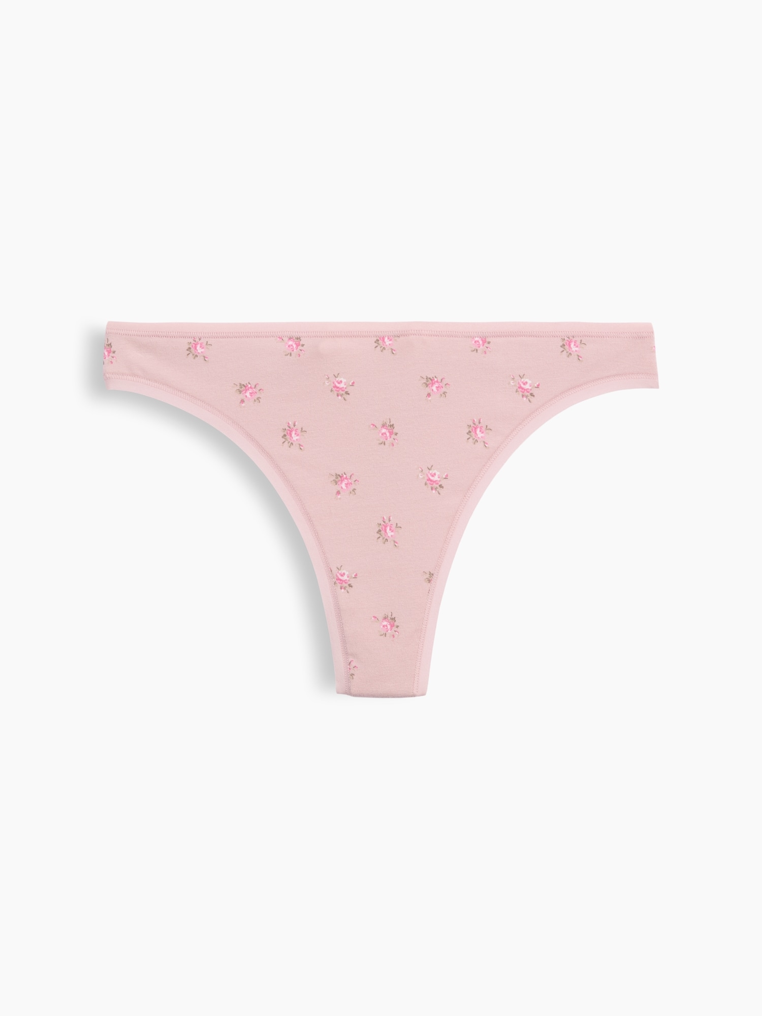 Gap Softest Organic Stretch Cotton Thong In Pink