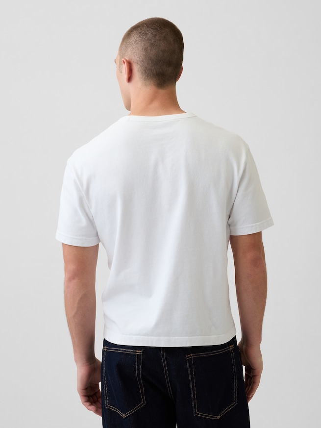 ヘビーウェイト クロップドTシャツ-1