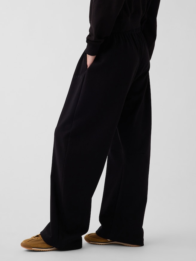 フレンチテリー  GAP NYCロゴ ルーズフィット バレル スウェットパンツ-2