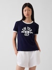 GAP NEW YORKロゴ リンガーTシャツ-0