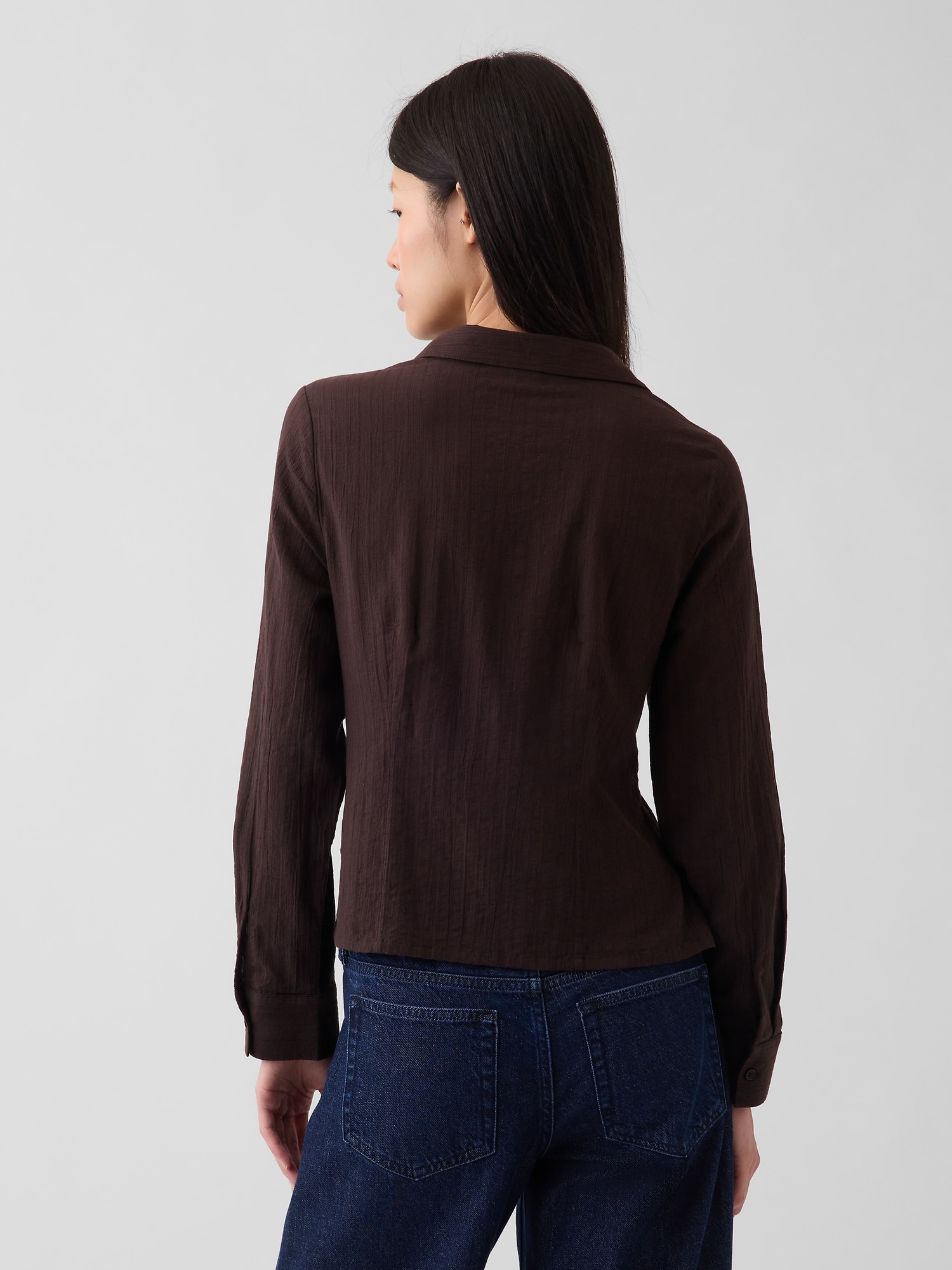 Textured Dobby Fitted Shirt