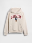 ヴィンテージソフト リラックスフィット ブラナンベア GAPロゴパーカー (キッズ)-5