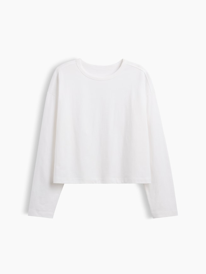 ニット オーバーサイズ クロップドTシャツ-5