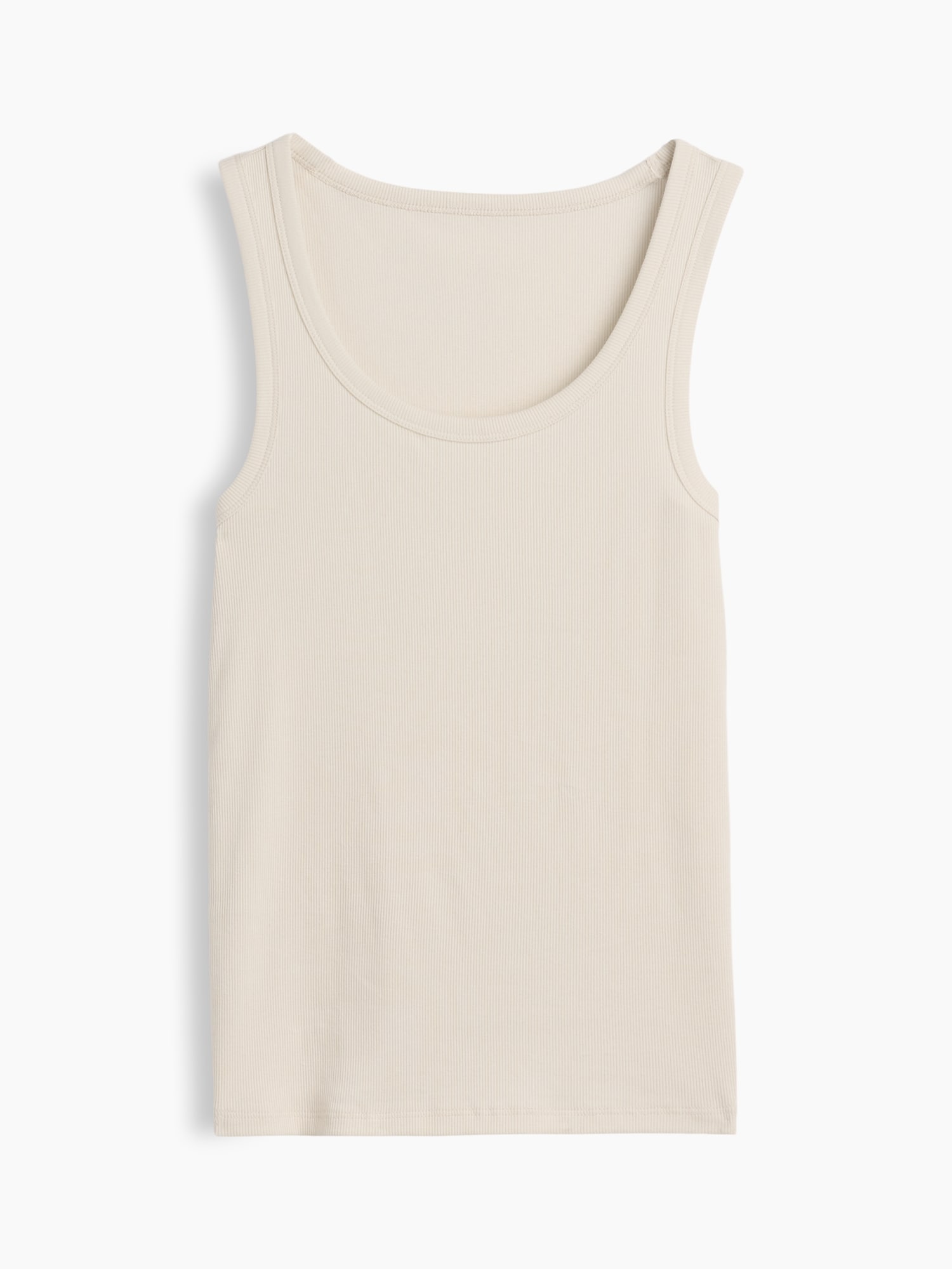 Rib Scoop Tank Top