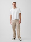 ヘビーウェイト ツイル バギー カーキパンツ-0