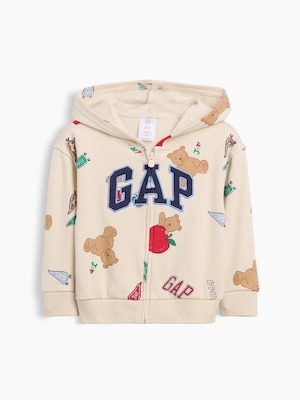 babyGap リラックスフィット フレンチテリーGAPロゴ ジップアップパーカー