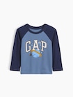 babyGap カラーブロック GAPロゴTシャツ-0