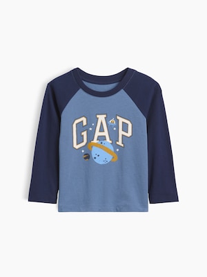 babyGap カラーブロック GAPロゴTシャツ