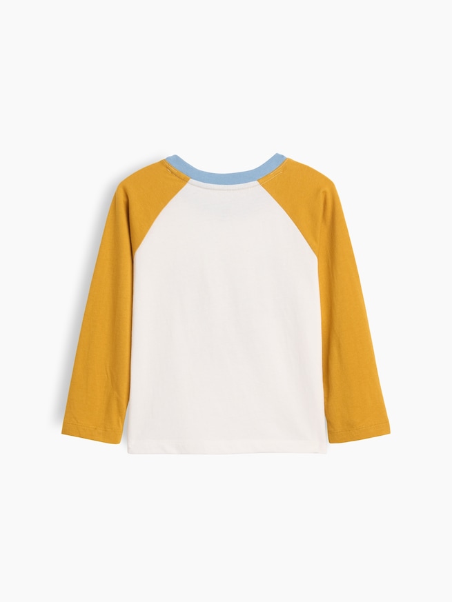 babyGap カラーブロック GAPロゴTシャツ-1
