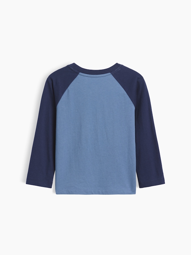 babyGap カラーブロック GAPロゴTシャツ-1