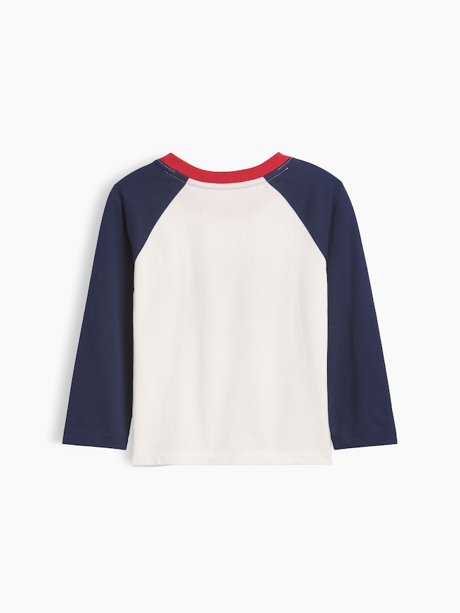 babyGap カラーブロック GAPロゴTシャツ-1