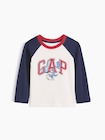 babyGap カラーブロック GAPロゴTシャツ-0