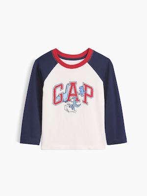 babyGap カラーブロック GAPロゴTシャツ