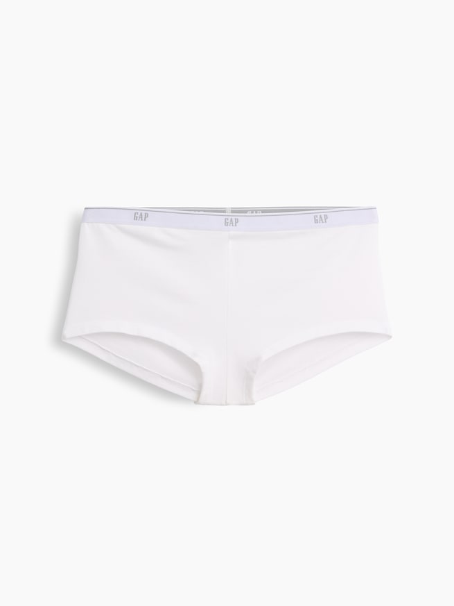 ソフトメード オーガニック ストレッチコットン GAPロゴ ボーイレングスショーツ-4