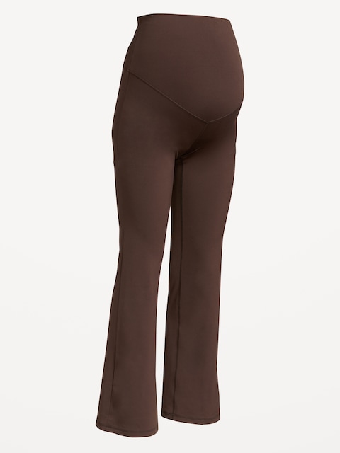 Maternity Full-Panel StudioSmooth Flare Leggings