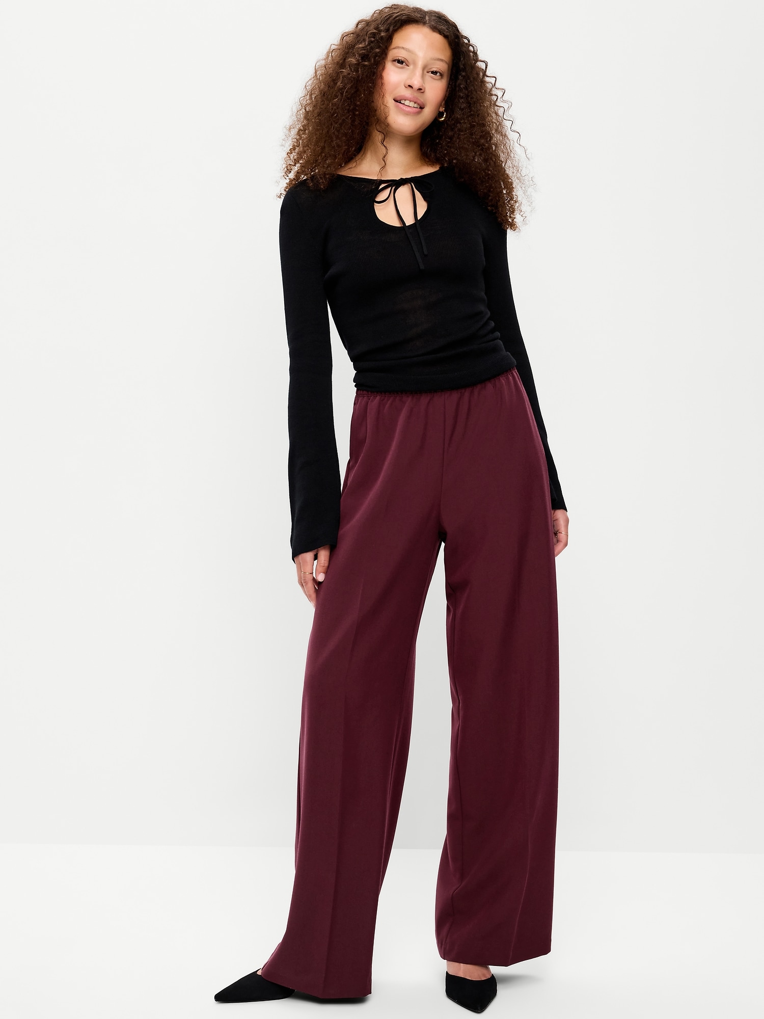High-Waisted Billie Wide-Leg Trouser