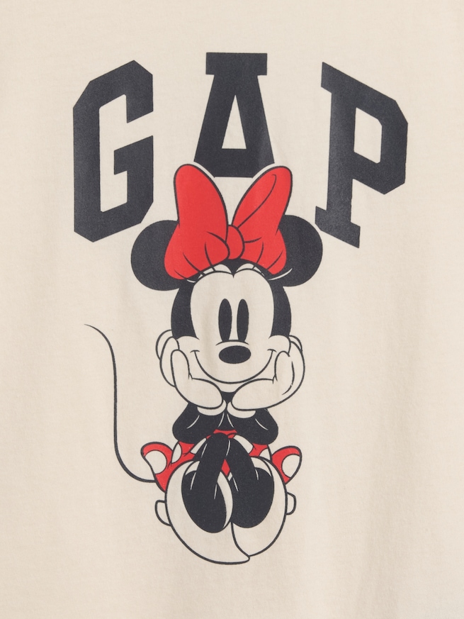 babyGap &times; ディズニー ミニーマウス GAPロゴ Tシャツ-2