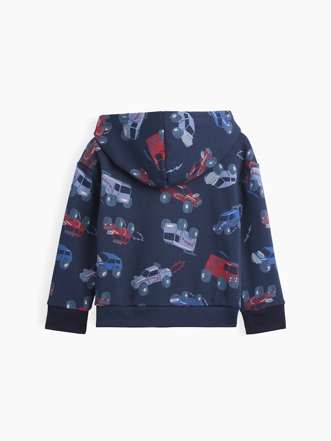 babyGap リラックスフィット GAPロゴ ジップアップパーカー-1