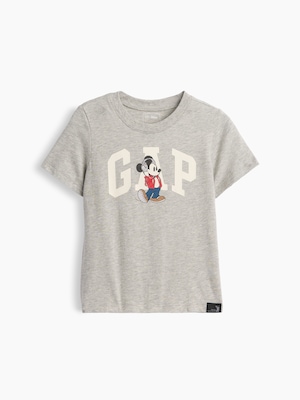 babyGap &times; ディズニー ミッキーマウス GAPロゴTシャツ
