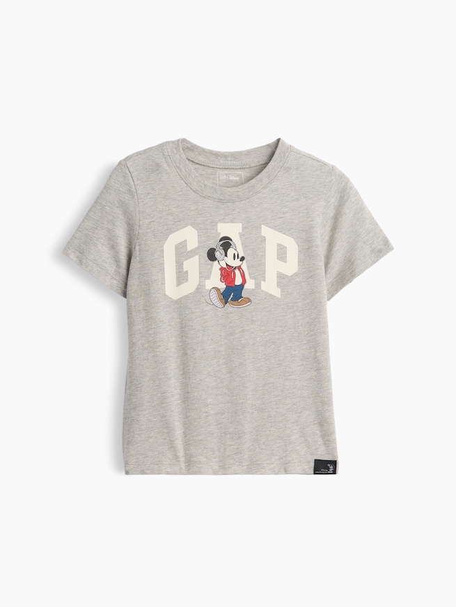 babyGap &times; ディズニー ミッキーマウス GAPロゴTシャツ-0