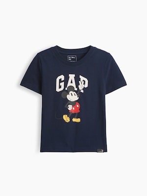 babyGap &times; ディズニー ミッキーマウス GAPロゴTシャツ