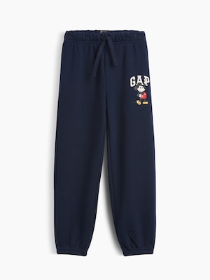 babyGap &times; ディズニー ミッキーマウス リラックスフィット プルオン GAPロゴ ジョガーパンツ