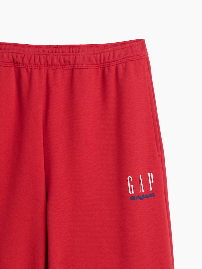 ヘビーウェイト フレンチテリー GAPロゴ バギースウェットパンツ-4