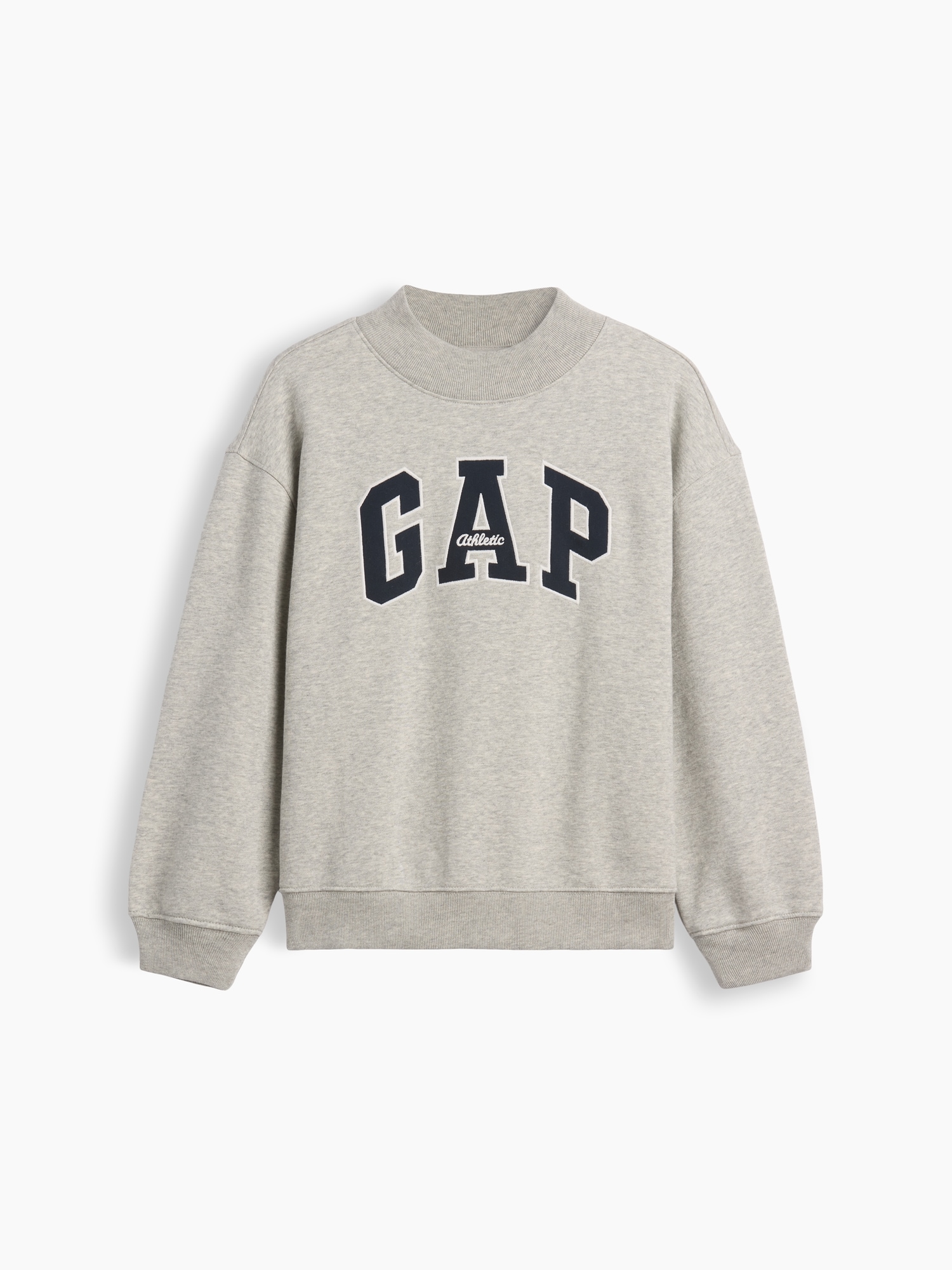 Kids VintageSoft Oversized Mockneck Logo Sweatshirt