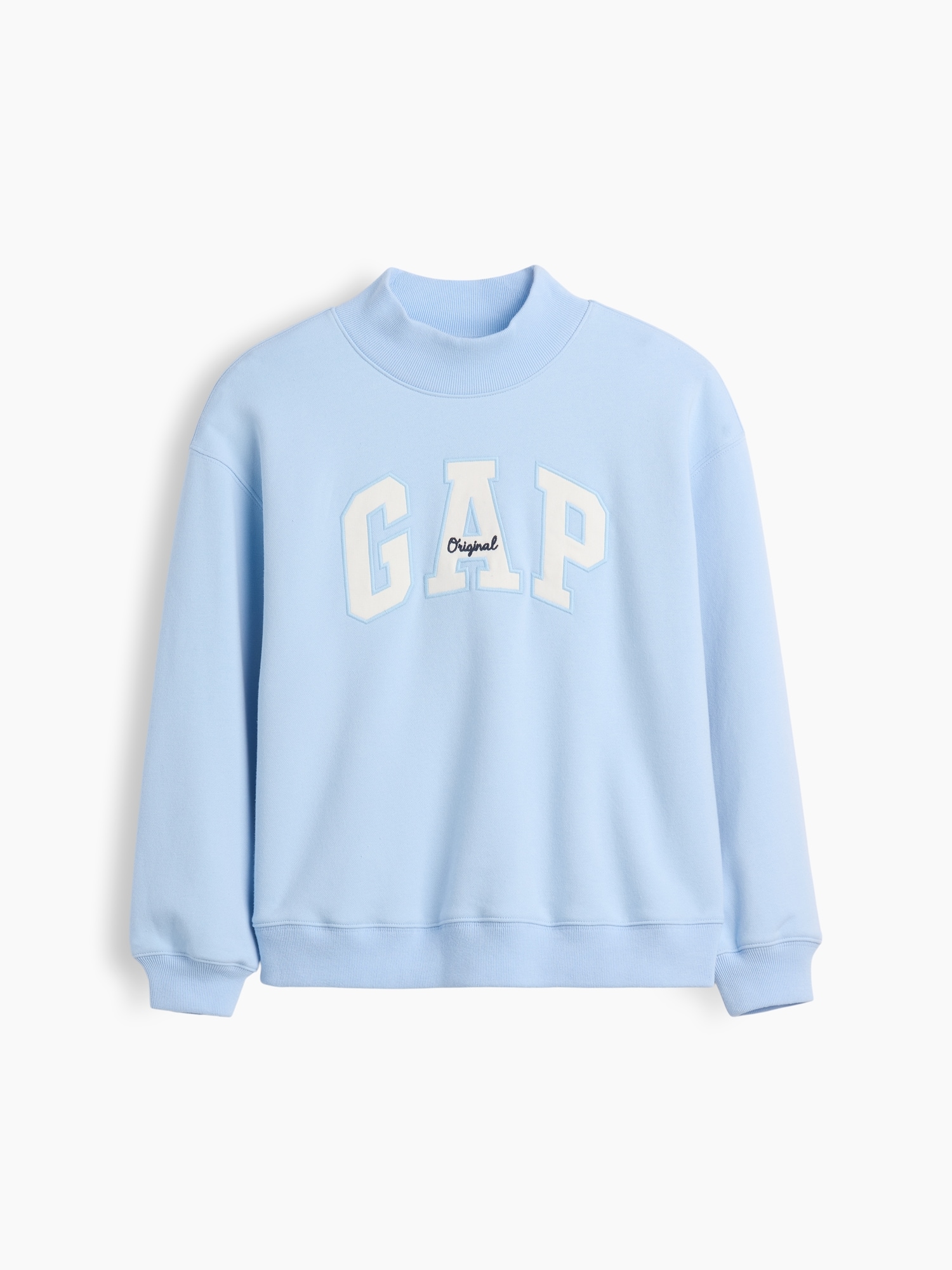 Kids VintageSoft Oversized Mockneck Logo Sweatshirt