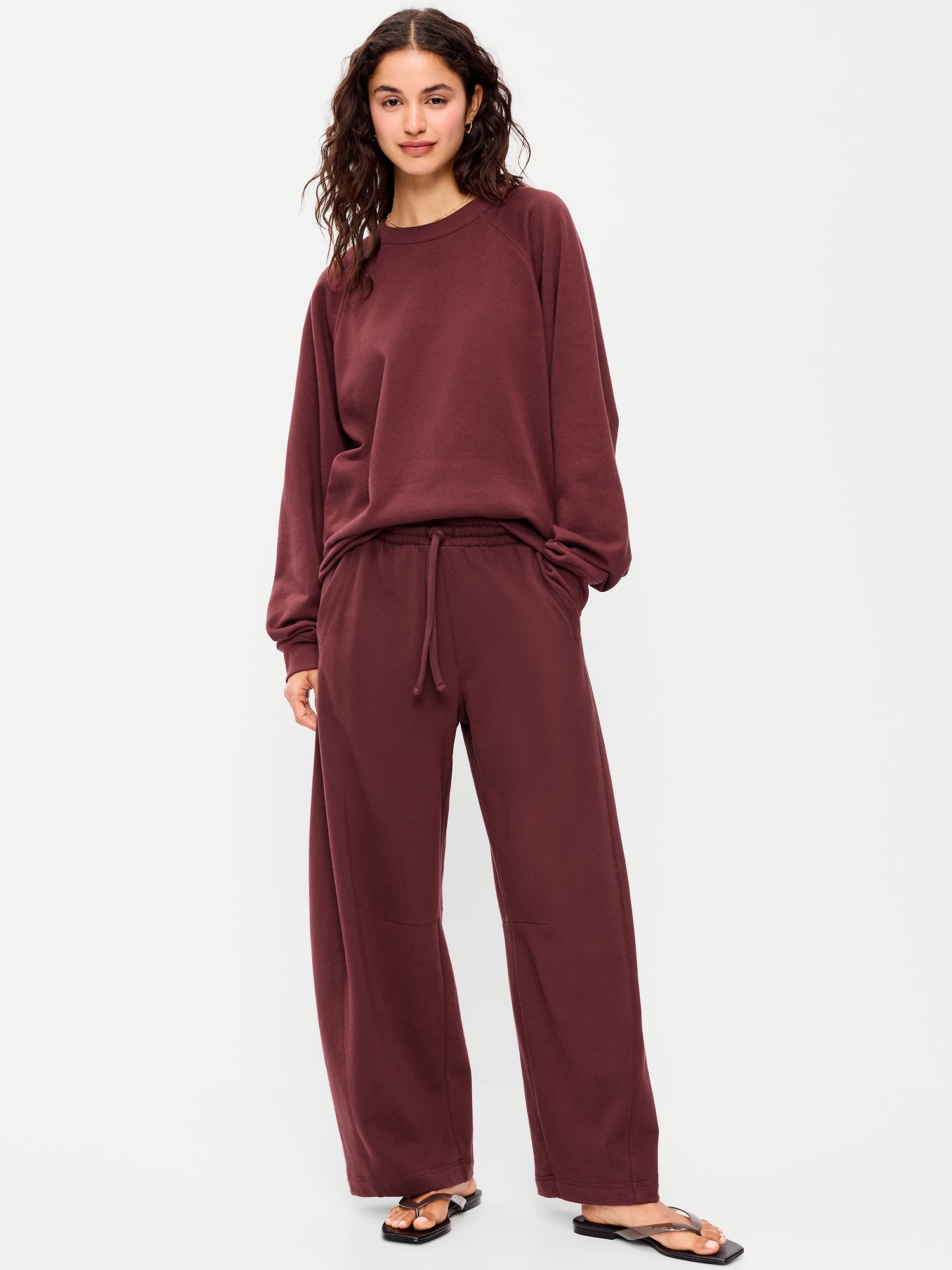 Mid-Rise SoComfy Barrel Sweatpants