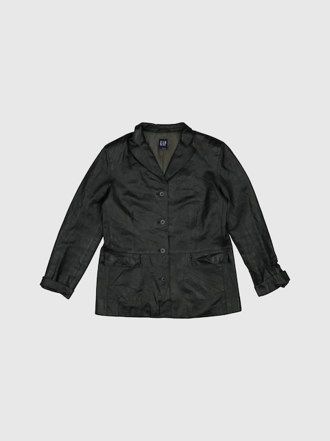 GapVintage Womens 90s Leather Jacket - L
