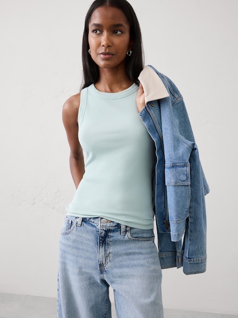 Ribbed Racer Tank