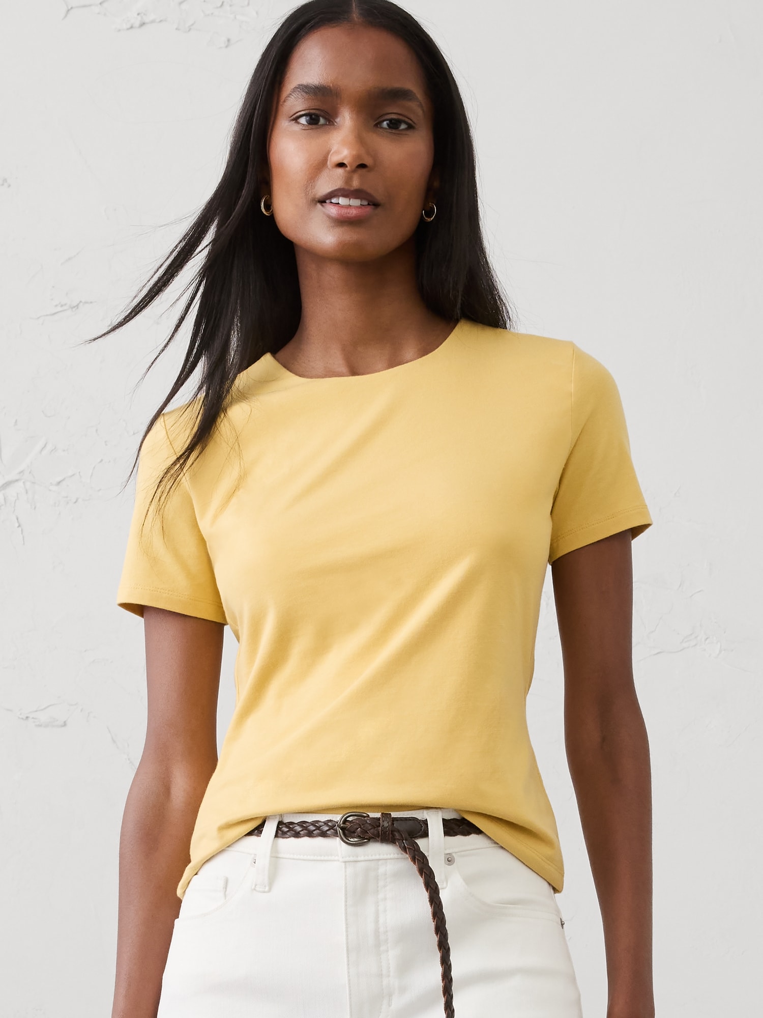 T-SHIRT EXTENSIBLE DOUX