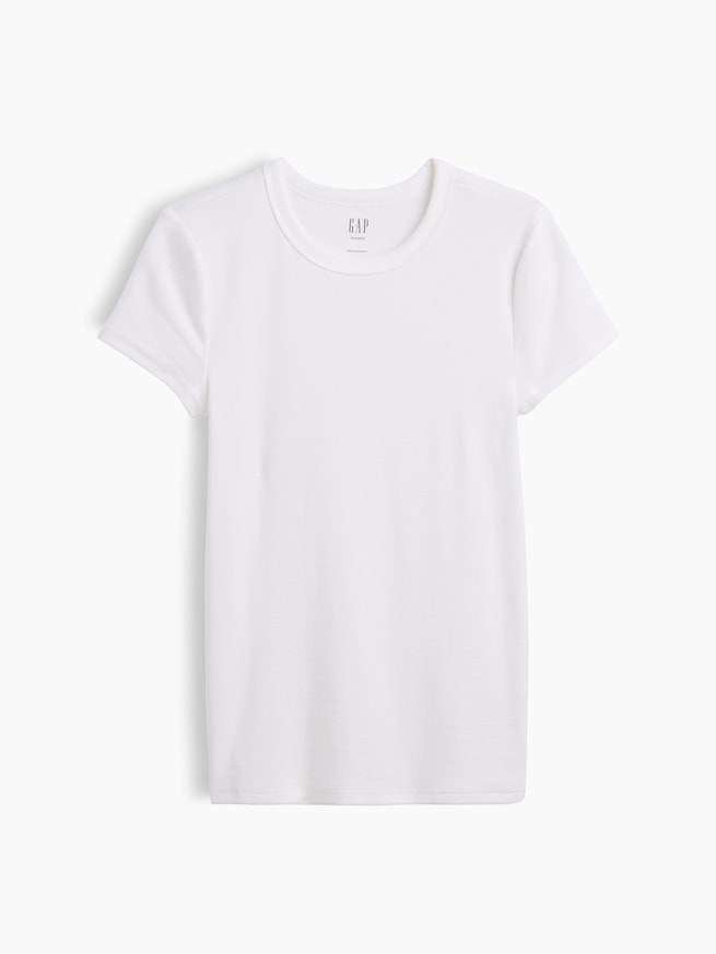 モダン クルーネックTシャツ-4