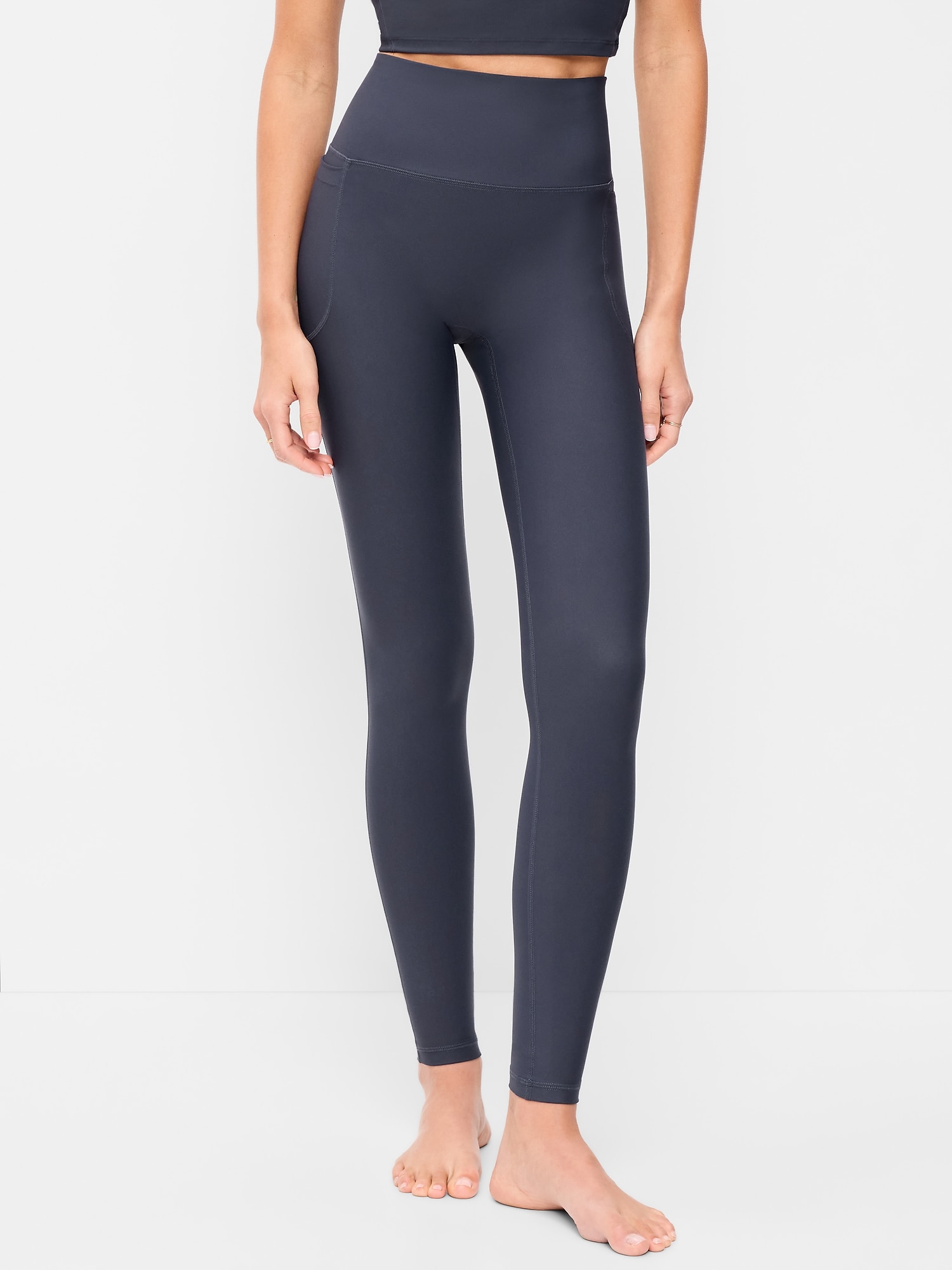 Extra-High Waisted PowerSoft Boundless 7/8 Pocket Leggings – No Front Seam