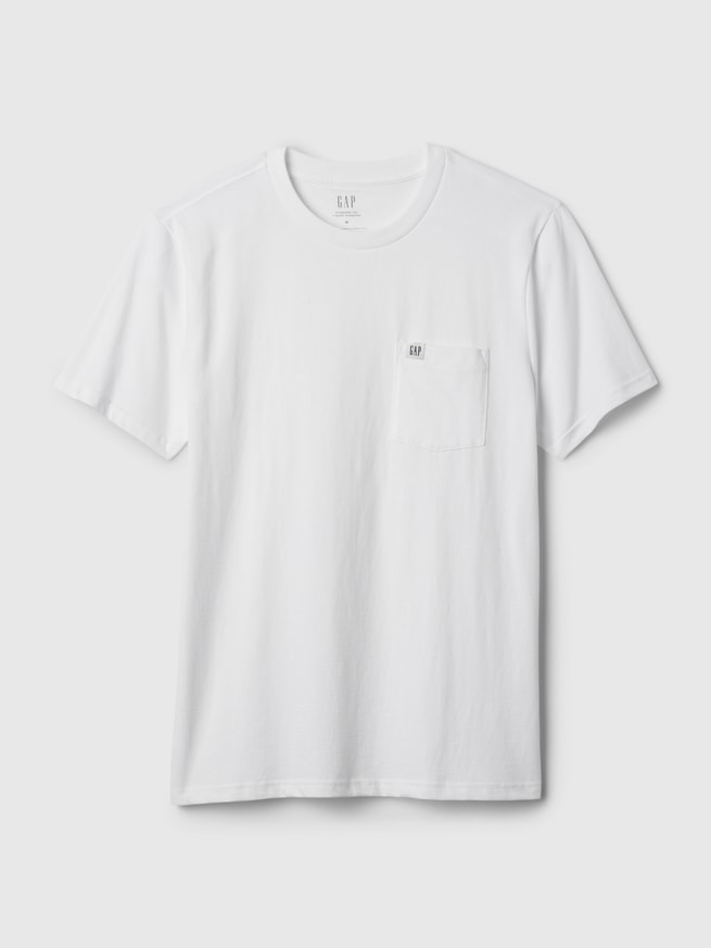 GAPミニロゴ ポケット Tシャツ-4