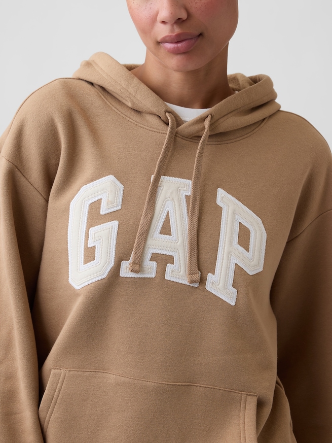 リラックスフィット GAPロゴパーカー-4