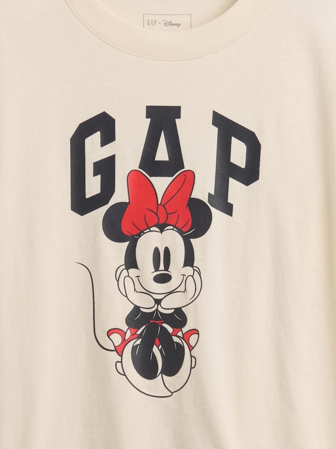 GapKids &times; ディズニー ミニーマウス オーバーサイズ GAPロゴTシャツ-2