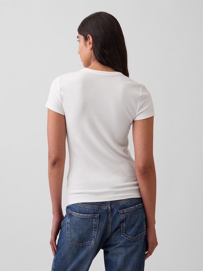 モダン クルーネックTシャツ-2