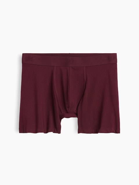 5" Organic Stretch Cotton Boxer Briefs