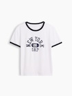 GAP NEW YORKロゴ リンガーTシャツ-4