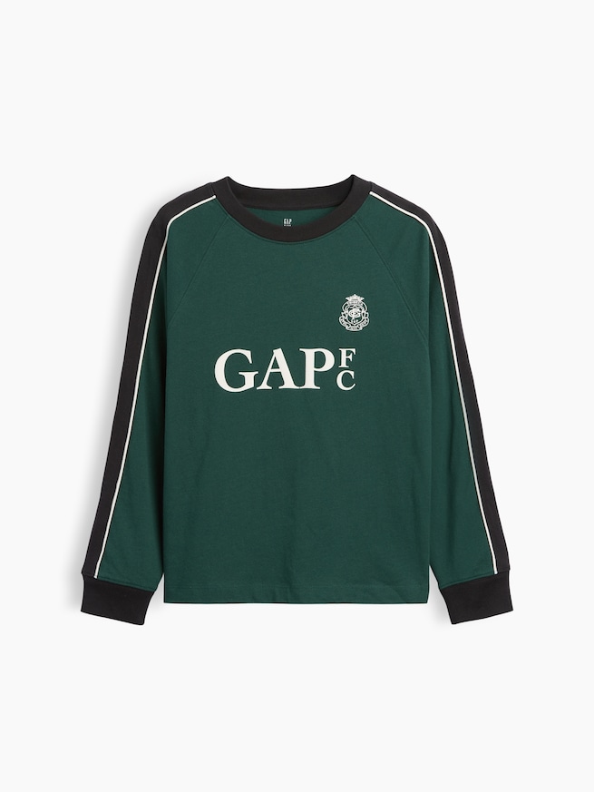 リラックスフィット GAPロゴTシャツ (キッズ)-0
