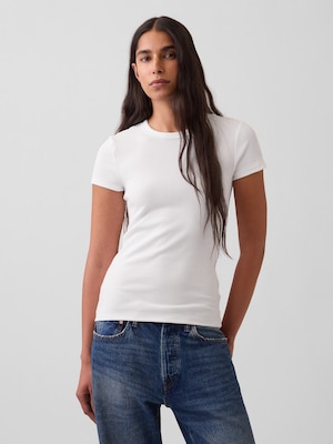モダン クルーネックTシャツ