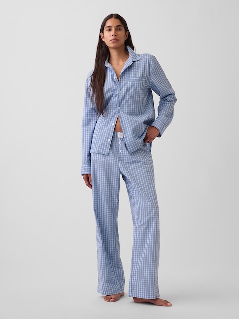 PANTALON DE PYJAMA EN POPELINE